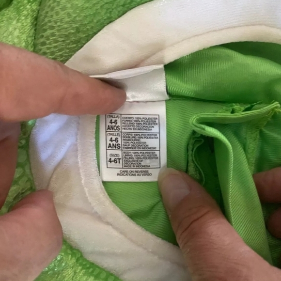 Disney Store Monsters Inc. Mike Wazowski 4T-6T Kids Halloween Costume Full Body - Picture 11 of 11